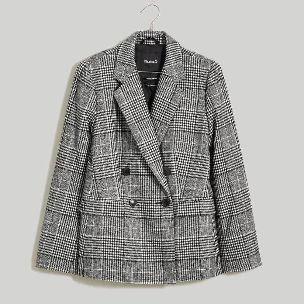 Madewell Rosedale Blazer in Classic Plaid